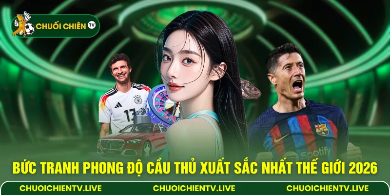 Bức tranh phong độ cầu thủ xuất sắc nhất thế giới 2026