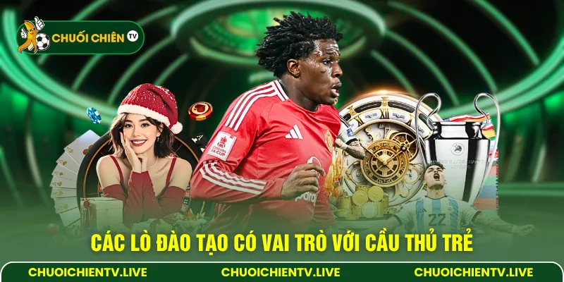 Các lò đào tạo có vai trò với cầu thủ trẻ