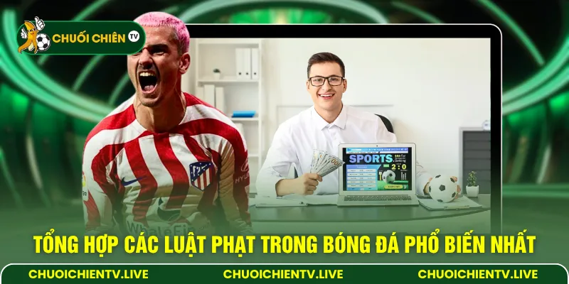 Tổng hợp các luật phạt trong bóng đá phổ biến nhất